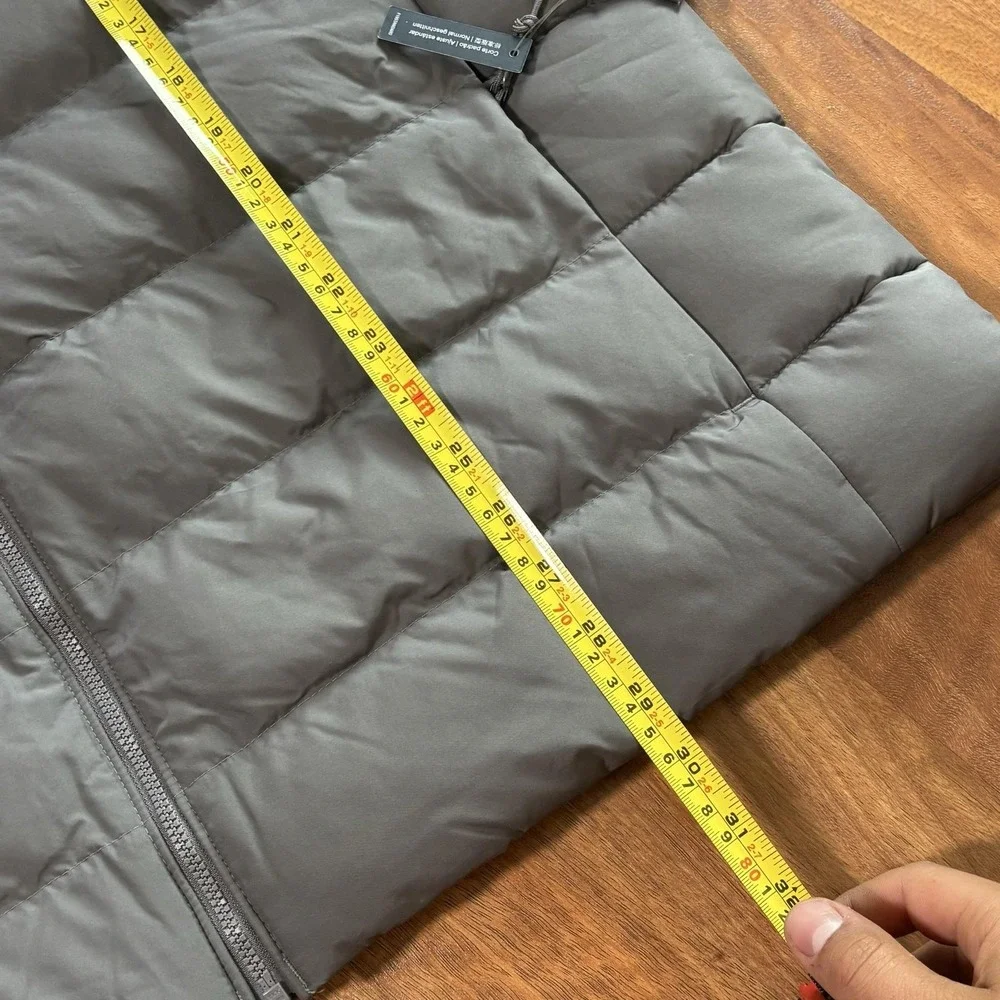 NWT The North Face Jacket Mens XL Gray Aconcagua 3 Down Puffer Full Zip Hiking